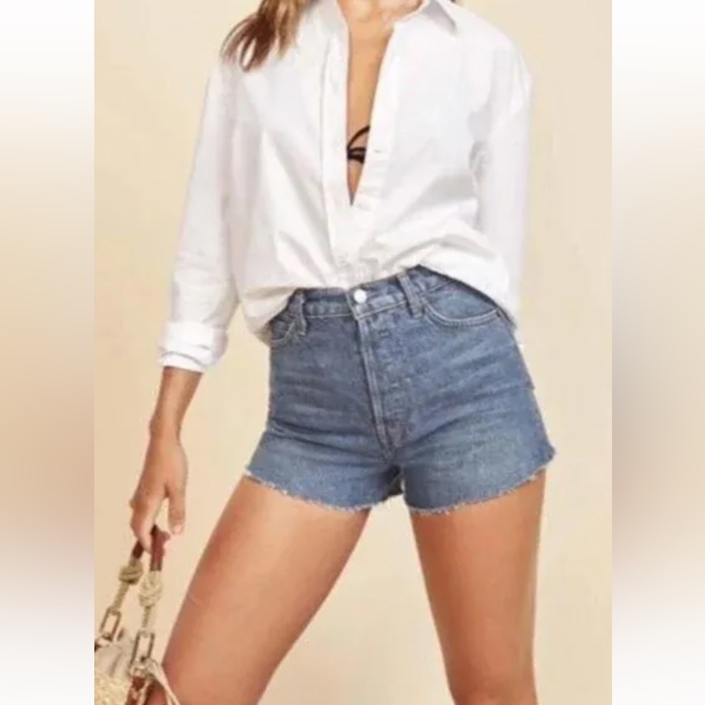 REFORMATION denim shorts, nwot